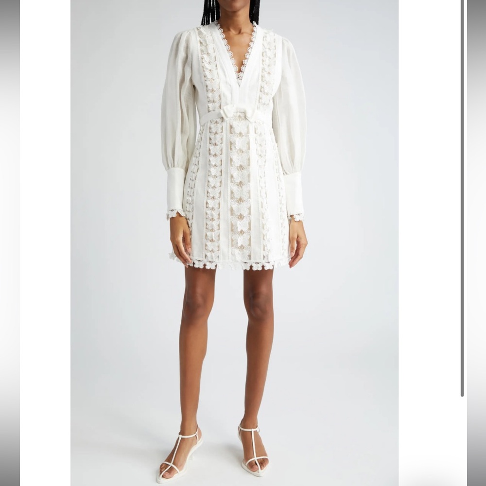 Zimmerman-like White Lace Dress From Boutique